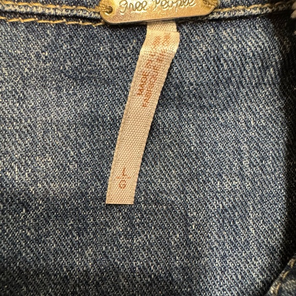 Free People Blue Denim Jacket - Picture 5 of 7